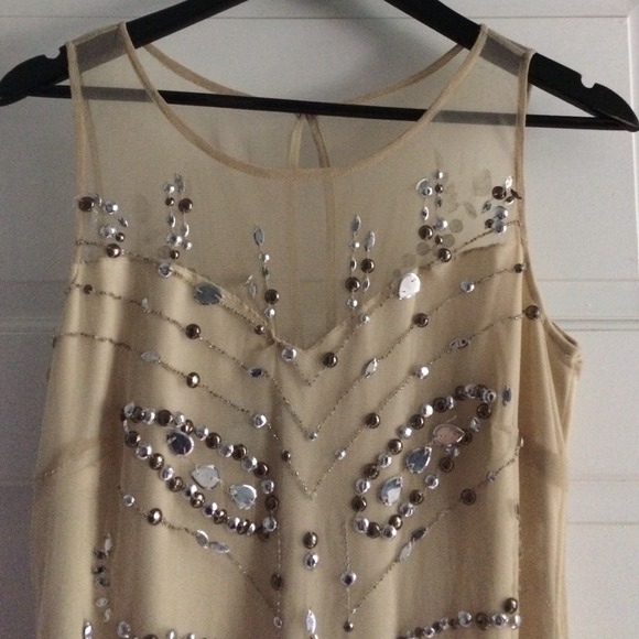 Beautiful beaded embellished cocktail dress! - Picture 2 of 4