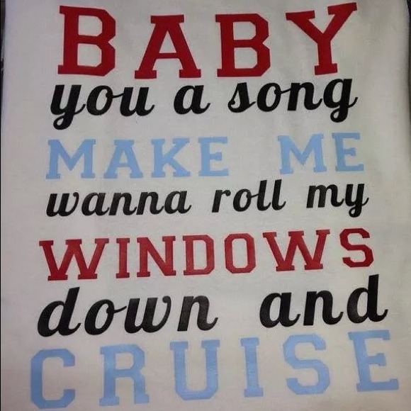 Baby you a song tee