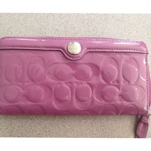 MAJOR PRICE DROP Purple coach wallet.