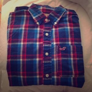 Hollister Co. Men's Plaid Button Down