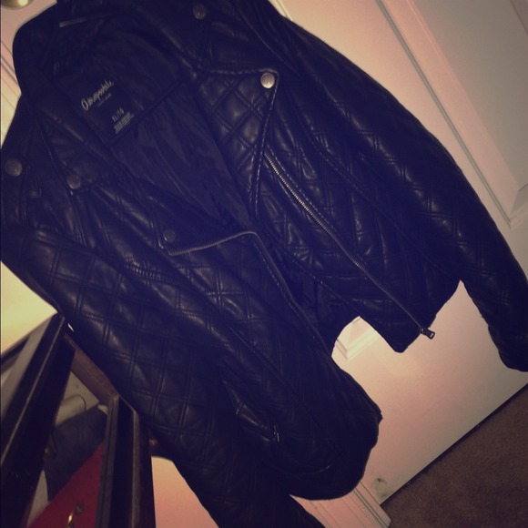 Aeropostale Jackets & Blazers - Black leather jacket
