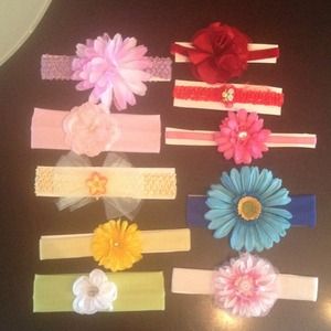 Baby girl handmade headbands