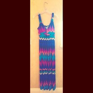 Spense Tribal Maxi Dress