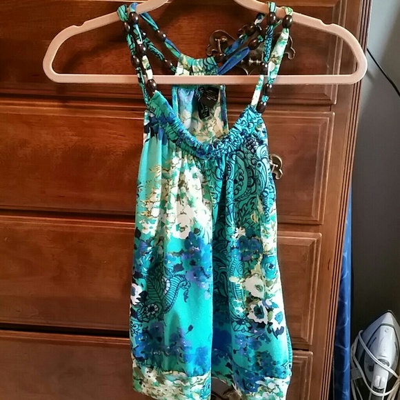 Multicolored floral tank top - Picture 1 of 2