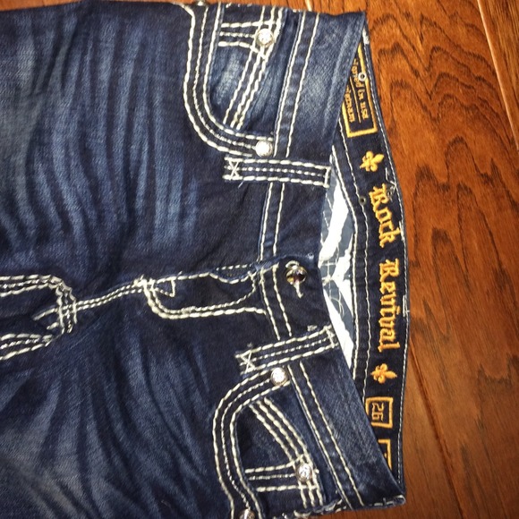 Rock Revival dark wash jeans - Picture 2 of 4