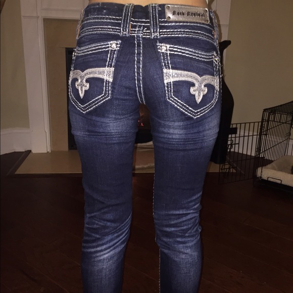 Rock Revival dark wash jeans - Picture 3 of 4