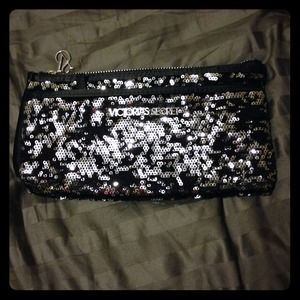 Victoria secret sequin clutch
