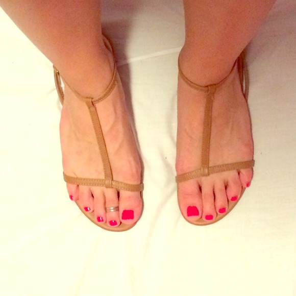 Nude Strappy Sandals