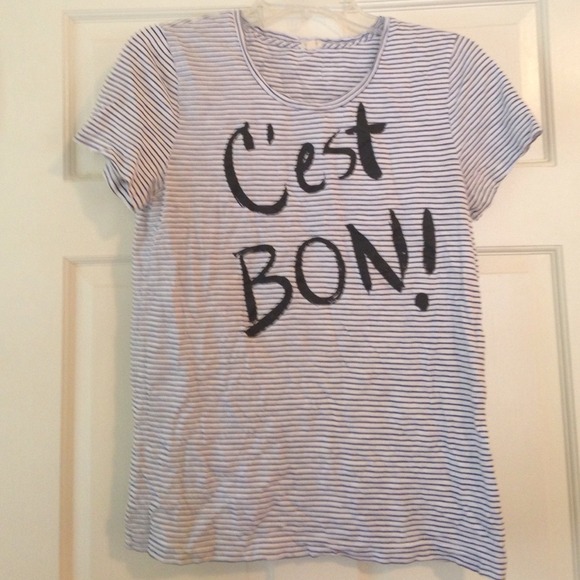 JCREW C'EST BON TEE