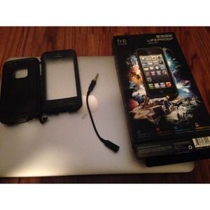 PRICE DROP black Lifeproof iPhone 5 case