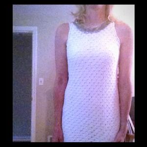 Lilly Pulizter  white crochet dress