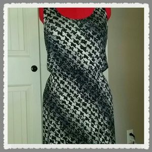 Cute Black & White High Low Dress - NWOT