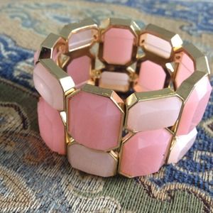 Pink stone bracelet