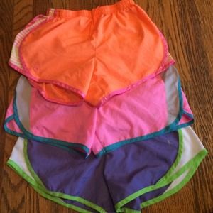 3 pairs Justice/Daskin Now running shorts girls XL