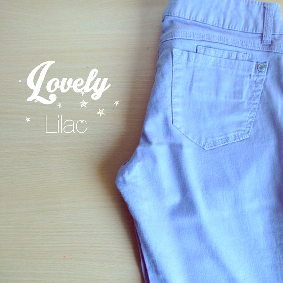 Lilac Skinny Jeans