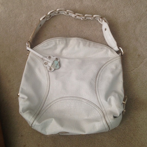 Jessica Simpson white handbag