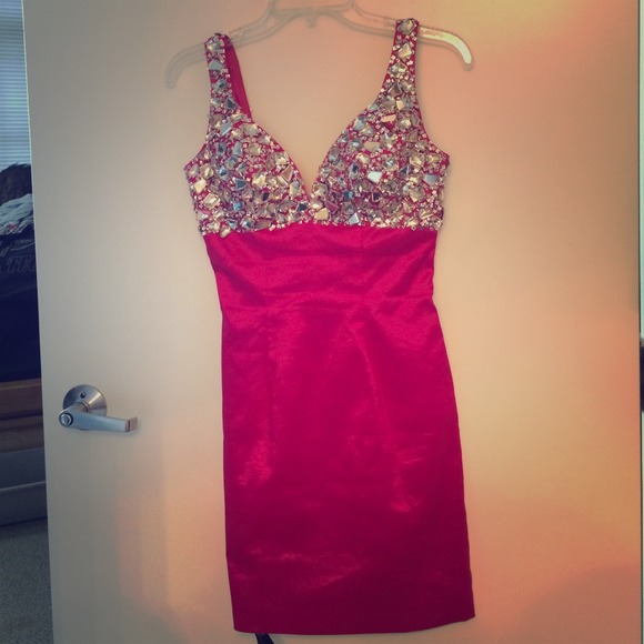 MacDuggal homecoming dress