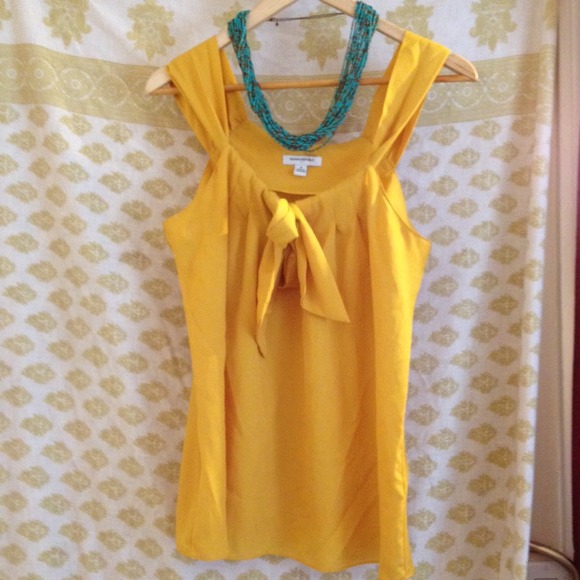 Banana Republic yellow tank top