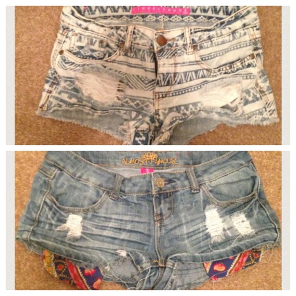 2 pair of shorts