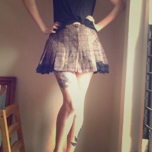 Dolce & Gabbana plaid schoolgirl kilt miniskirt.