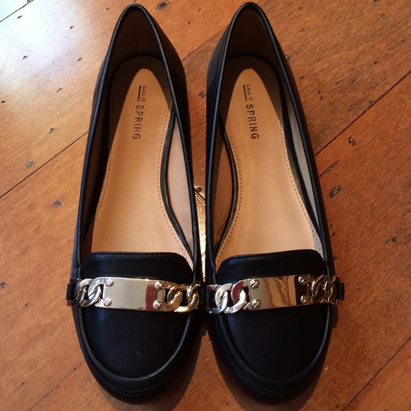 NEW Call It Spring black loafers