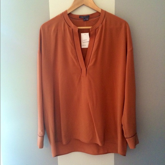 Vince V Neck Tunic - Picture 2 of 4