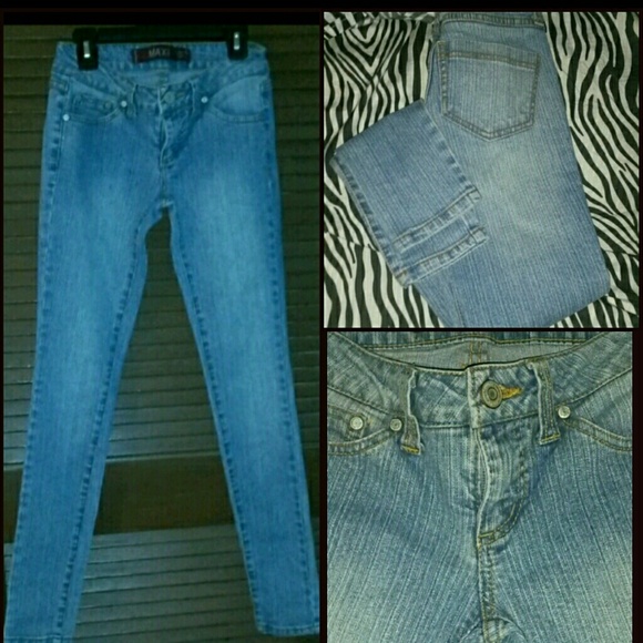 Max Rave skinny blue jeans