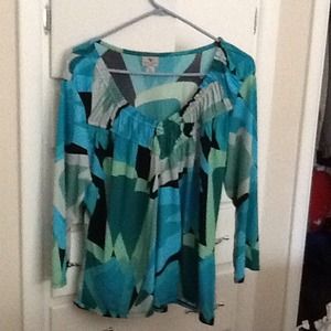 Worthington Multicolored Blouse