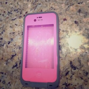 pink iphone 4/4s lifeproof case