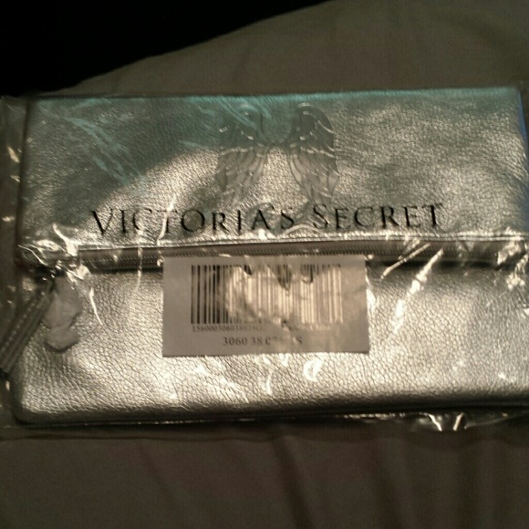 (Reduced) Victoria's Secret silver angel clutch
