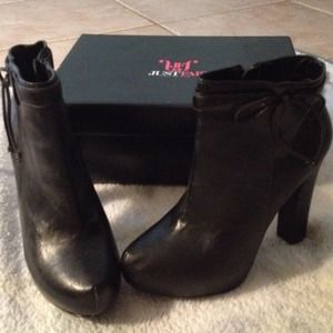 Black ankle boots