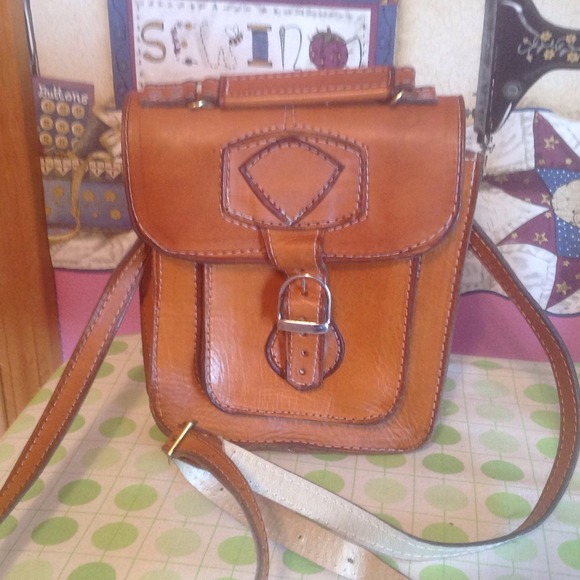 Cute little brown purse.