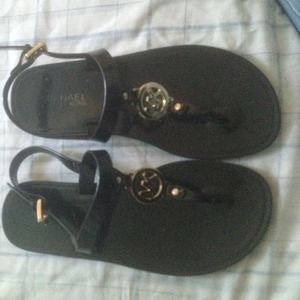 Michael kors jelly sandals