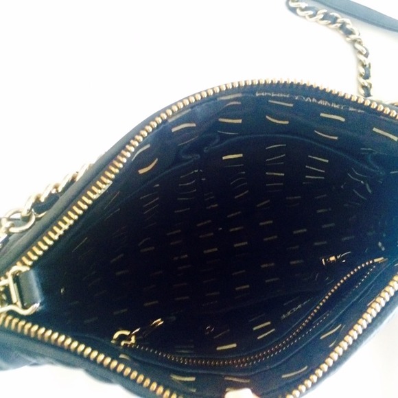 REBECCA MINKOFF GOLD STUDDED CROSSBODY MAC CLUTCH - Picture 3 of 4