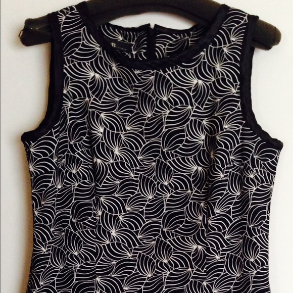 Black and white dress