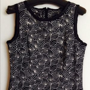 Black and white dress