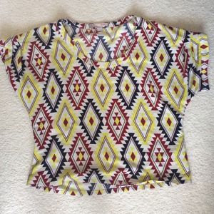 🔴SOLD🔴Tribal Pattern top from Forever 21
