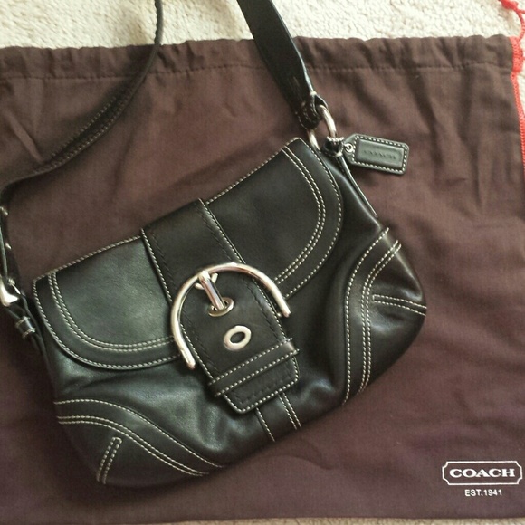 Coach bag with dust bag