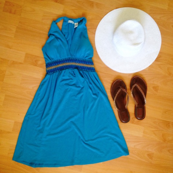 Derek Heart Dresses & Skirts - Blue Beach Dress