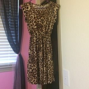 Cheetah print dress