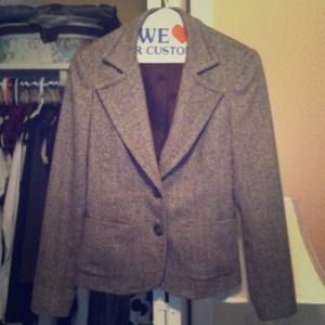 Womens S Houndstooth Blazer