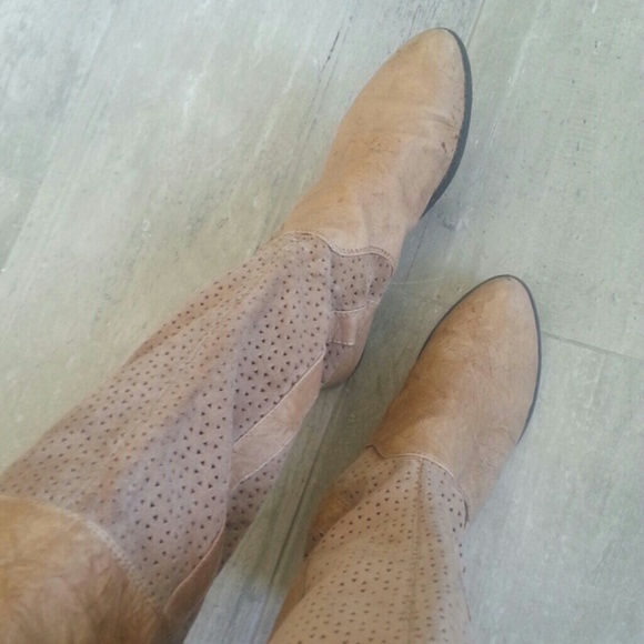 BCBGeneration Boots - BCB Generation Tan Leather Boho Boot
