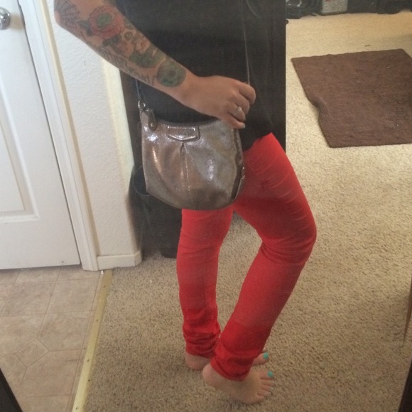 Coach platinum cross body