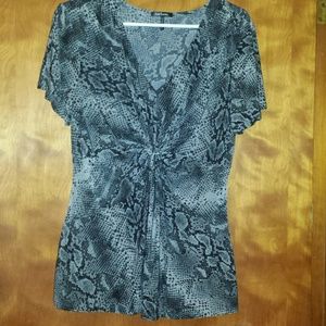 V neck top.