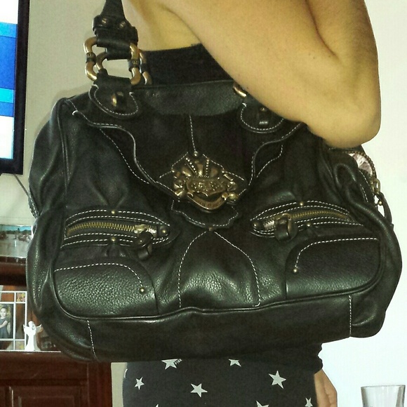 Juicy Couture Black leather handbag