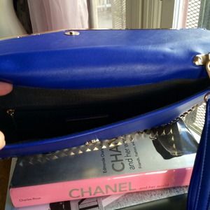 Bags - ๐HPx2!!!!!๐NWT Cobalt Blue Studded Clutch Purse Bags - ๐HPx2!!!!!๐NWT Cobalt Blue Studded Clutch Purse