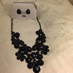 Necklace with matching earrrings
