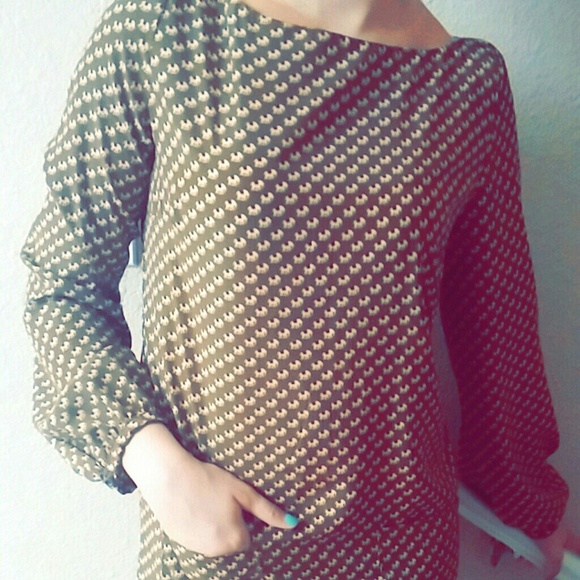 Elephant print simple dress