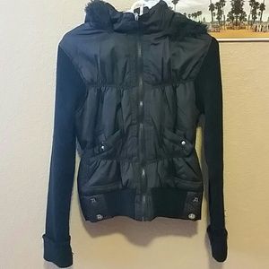 Black Dollhouse zip up sweater