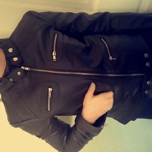 A leather jacket